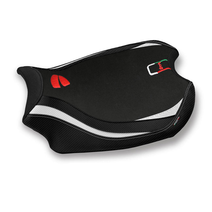 Ducati Panigale V4 2018-2024 Seat Cover Tappezzeria Italia Comfort in White