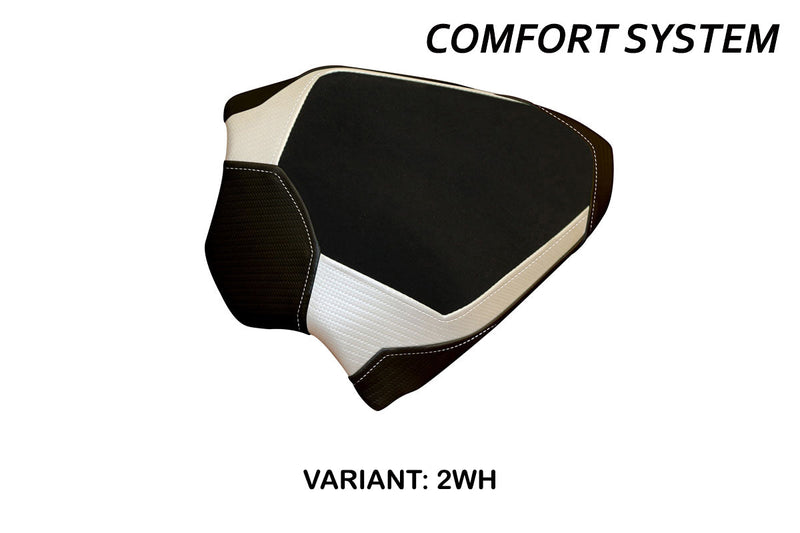 Ducati Panigale V4 2018-2024 Passenger Seat Cover Tappezzeria Italia Comfort in White