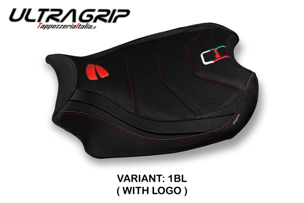 Ducati Panigale V4 2018-2024 Seat Cover Tappezzeria Italia Ultragrip in Black