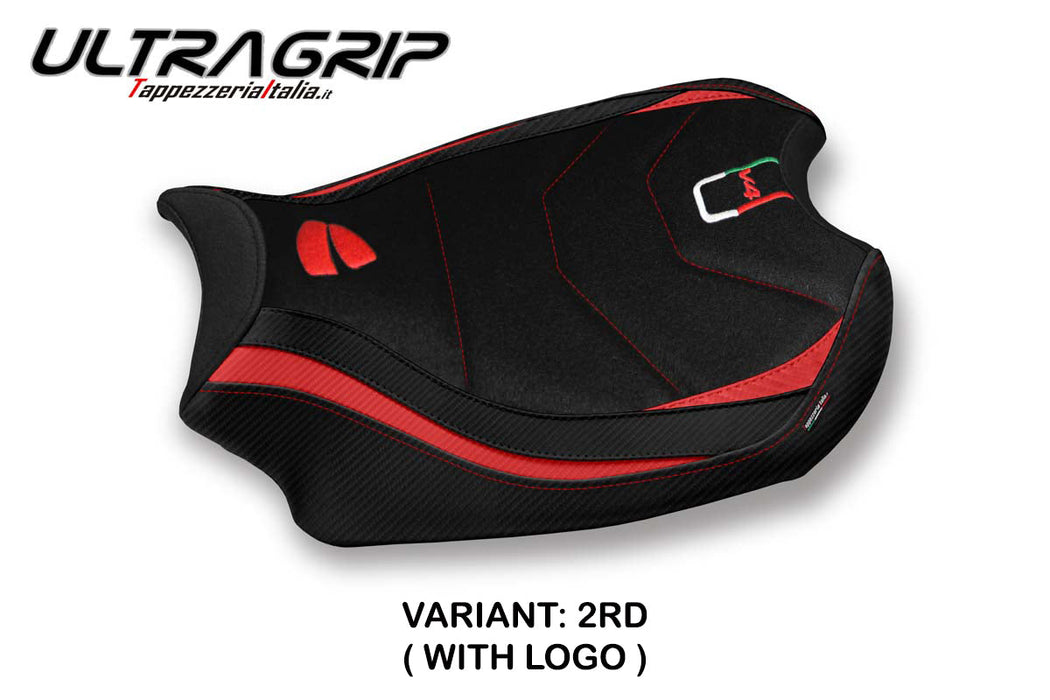 Ducati Panigale V4 2018-2024 Seat Cover Tappezzeria Italia Ultragrip in Red