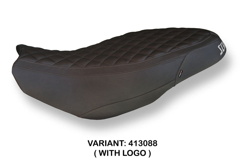 Ducati Scrambler 400 800 1100 2015-2024 Seat Cover Tappezzeria Italia in Vintage Dark Brown