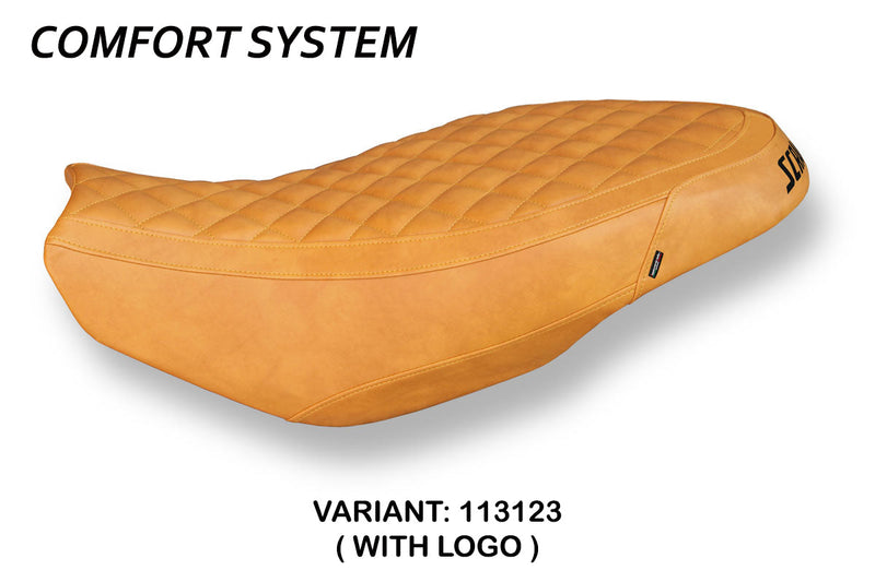Ducati Scrambler 400 800 1100 2015-2024 Seat Cover Tappezzeria Italia Comfort in Camel