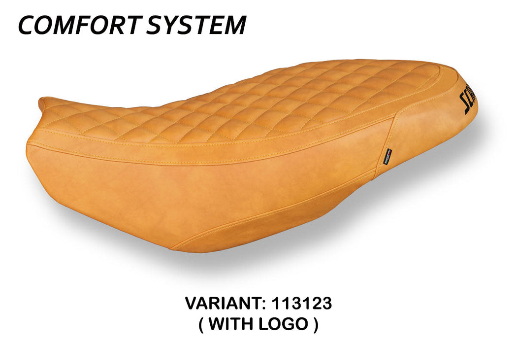 Ducati Scrambler 400 800 1100 2015-2024 Seat Cover Tappezzeria Italia Comfort in Camel