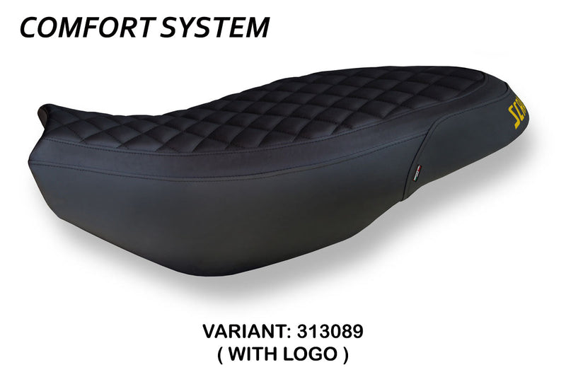 Ducati Scrambler 400 800 1100 2015-2024 Seat Cover Tappezzeria Italia Comfort in Black