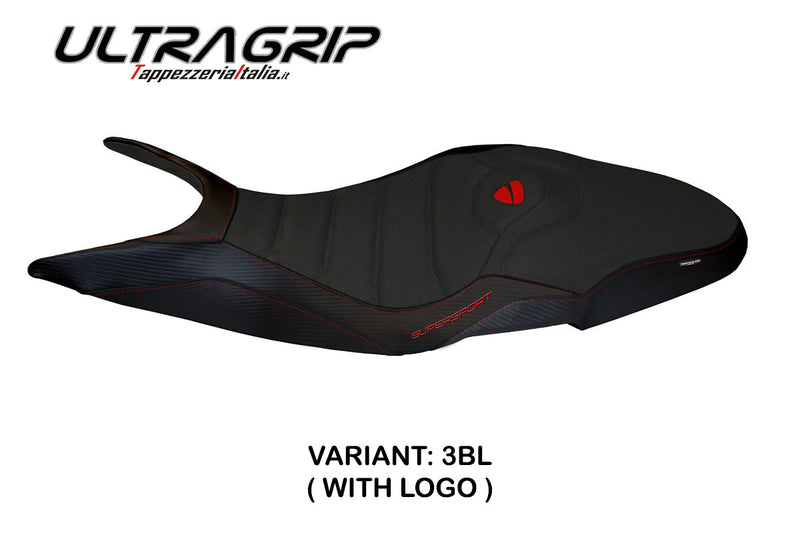 Ducati Super Sport 950S 2017-2024 Seat Cover Tappezzeria Italia Ultragrip in Black