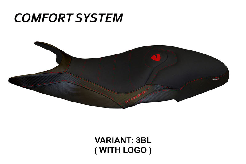 Ducati Super Sport 950S 2017-2024 Seat Cover Tappezzeria Italia Comfort in Black