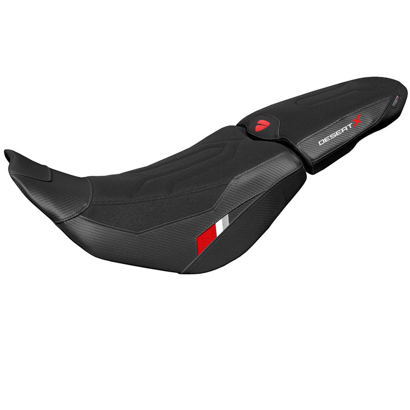Ducati Desert X 2022-2025 Seat Cover Tappezzeria Italia in Thar Comfort Ultragrip Black