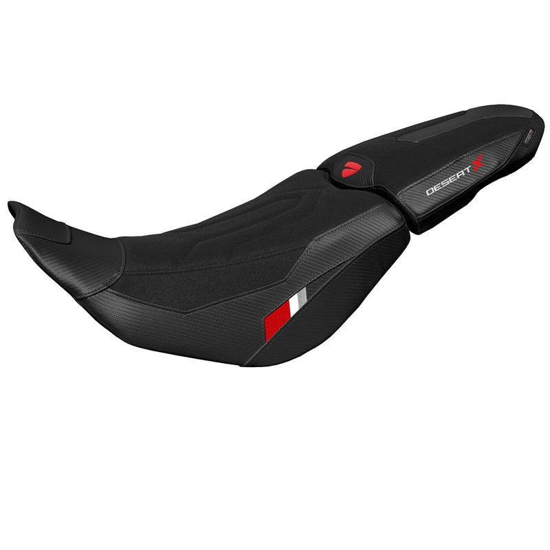 Ducati Desert X 2022-2025 Seat Cover Tappezzeria Italia in Thar Ultragrip Black