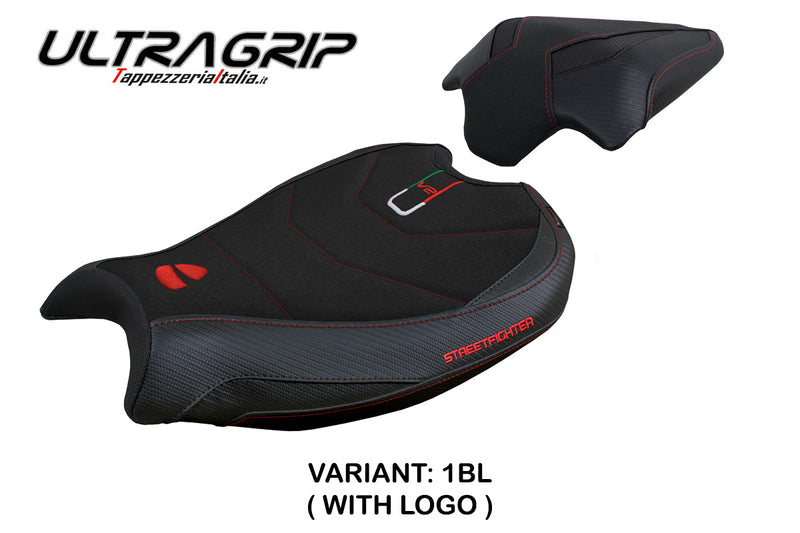 Ducati Streetfighter V2 2022-2024 Seat Cover Tappezzeria Italia Ultragrip in Black