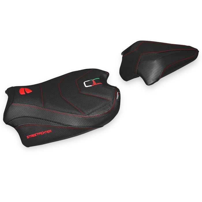 Ducati Streetfighter V4 2020-2024 Seat Cover Tappezzeria Italia Ultragrip in Black