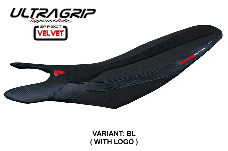 Ducati Hypermotard 698 Mono 2024 Seat Cover Tappezzeria Italia Ultragrip in Black