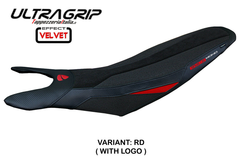 Ducati Hypermotard 698 Mono 2024 Seat Cover Tappezzeria Italia Ultragrip in Red