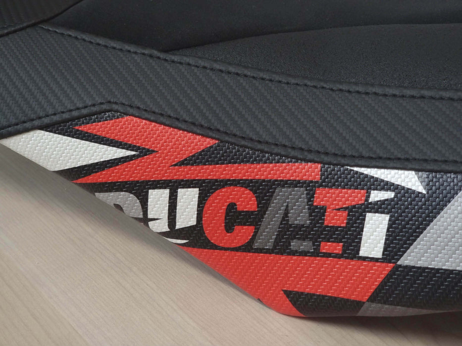 Ducati Hypermotard 698 Mono 2024 Seat Cover Tappezzeria Italia Ultragrip in Special Ed.