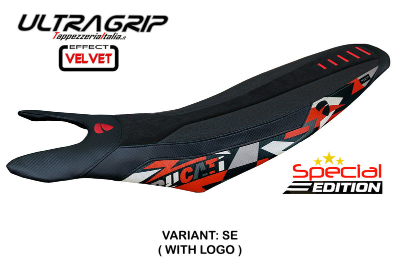 Ducati Hypermotard 698 Mono 2024 Seat Cover Tappezzeria Italia Ultragrip in Special Ed.