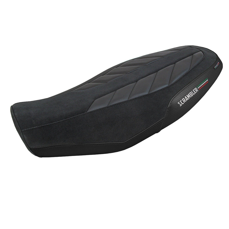 Ducati Scrambler 800 2023-2024 Seat Cover Tappezzeria Italia Comfort in Velvet Black