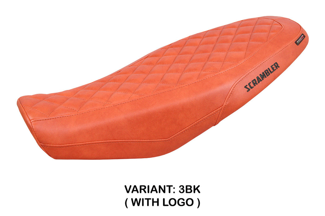 Ducati Scrambler 800 2023-2024 Seat Cover Tappezzeria Italia in Brick Leather Look Diamond