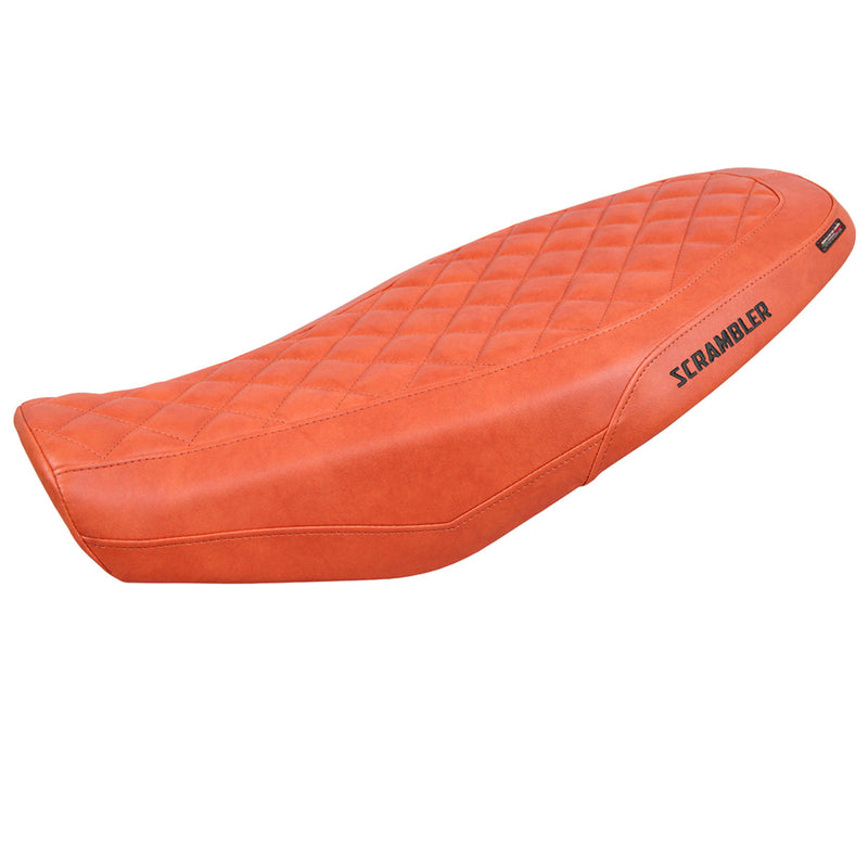 Ducati Scrambler 800 2023-2024 Seat Cover Tappezzeria Italia Comfort in Brick Leather Diamond