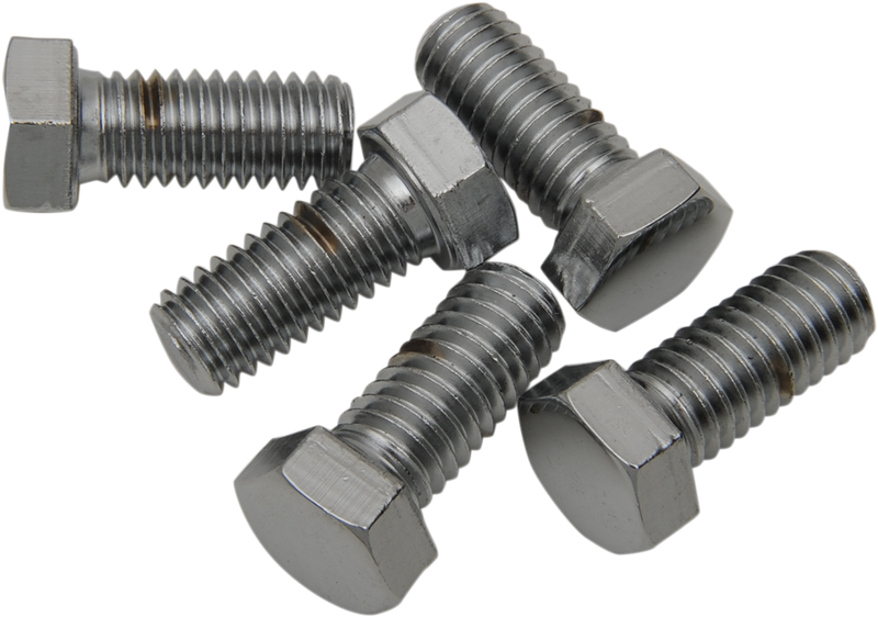 DRAG SPECIALTIES Bolts - Hex-Head - Chrome - 7/16"-14 x 1-1/4" MPB719