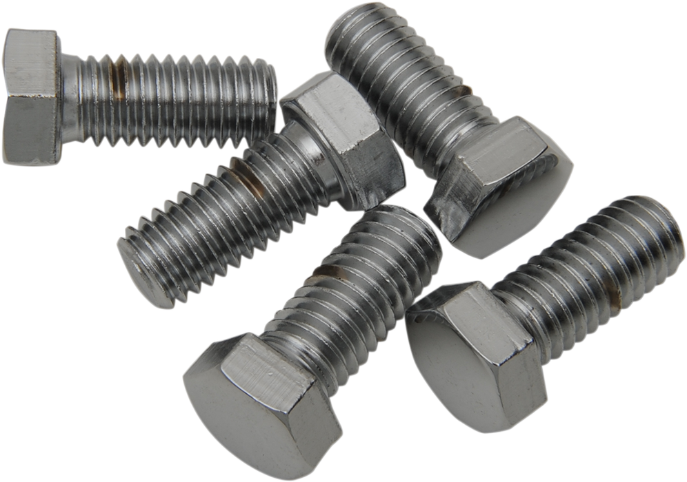 DRAG SPECIALTIES Bolts - Hex-Head - Chrome - 7/16"-14 x 1" MPB668