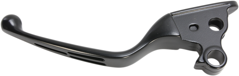 DRAG SPECIALTIES Clutch Lever - Wide Blade - Slotted - Black H07-0603MB-C