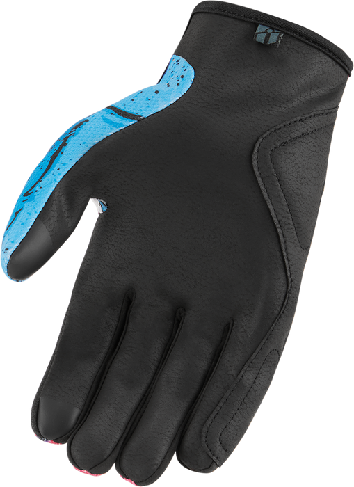 ICON Hooligan™ Beastie Bunny Womens Motorcycle Gloves - Pink - Small 3301-4414