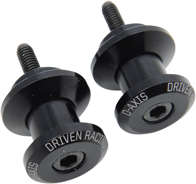 DRIVEN RACING D-Axis Spools - Black - 6 mm DXS-6 BK