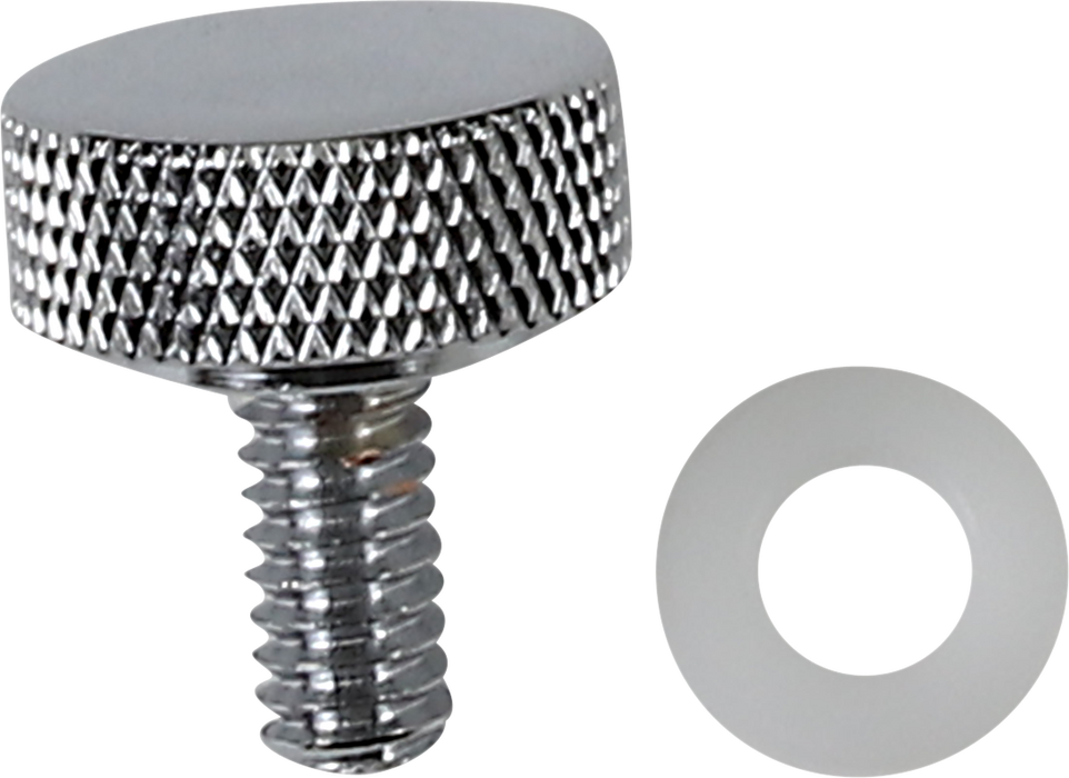 DRAG SPECIALTIES Seat Knob - Chrome - 1/4-20 370282