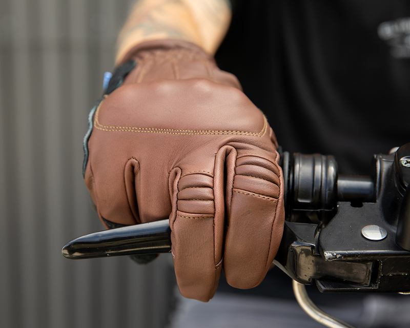 BILTWELL Belden Gloves - Chocolate/Black - Small 1505-0201-302