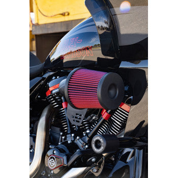 VANCE & HINES VO2 Falcon Air Intake Kit - Forged Carbon Fiber  Glide  2024 41108