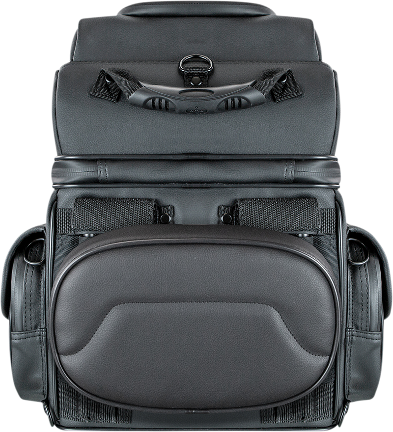 SADDLEMEN BR1800D Sissy Bar Bag - Black EX000971