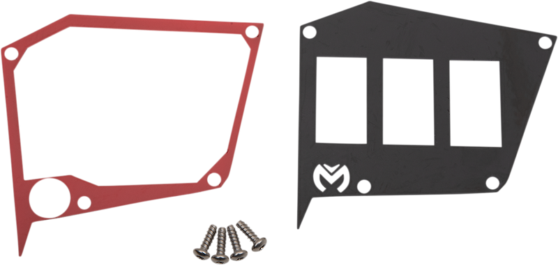 MOOSE UTILITY Dash Plate - Red 100-5068-PU