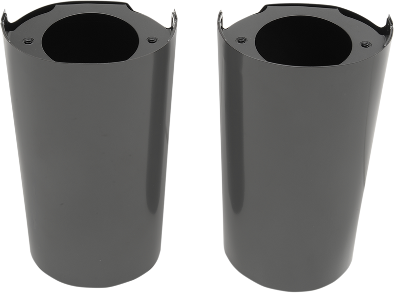 DRAG SPECIALTIES Fork Slider Covers - Black 77492B
