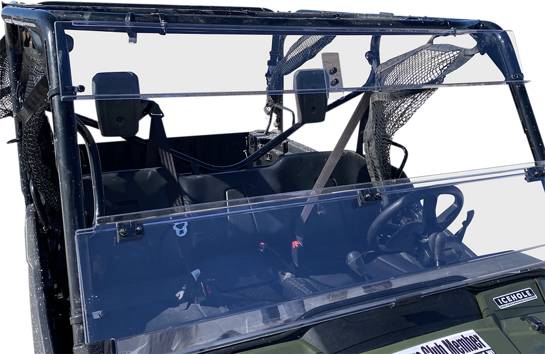 MOOSE UTILITY Full Folding Windshield - Deluxe - Pioneer V000258-12200M