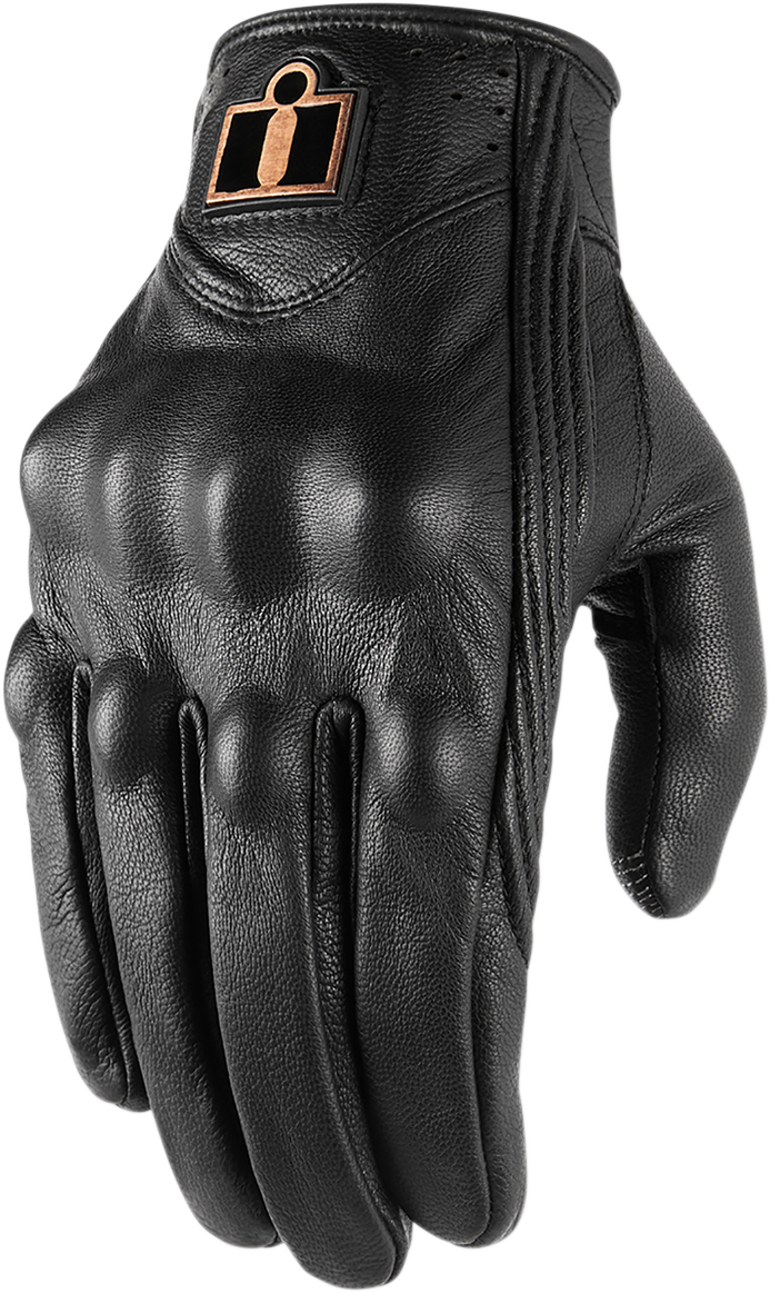 ICON Pursuit Classic™ Women's Leather Motorcycle Gloves - Black - 4XL 3301-3843