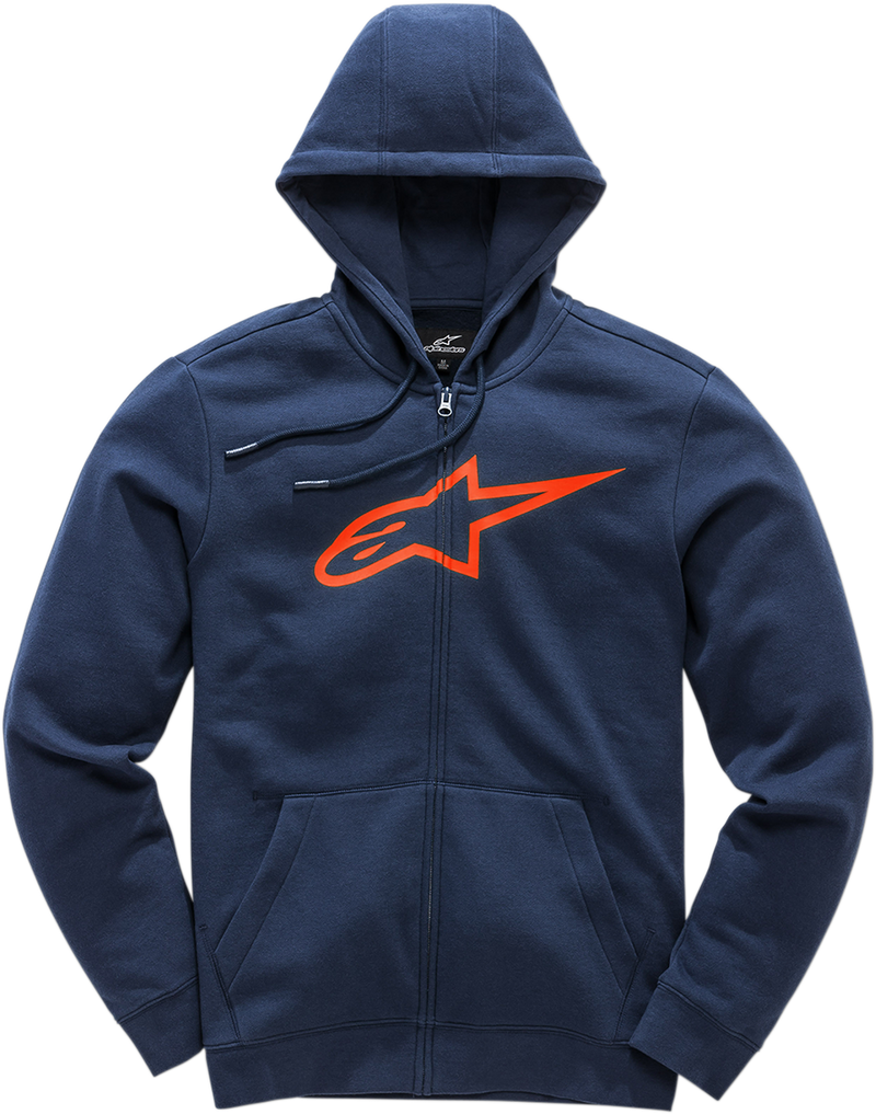 ALPINESTARS Ageless 2 Zip Hoodie - Navy/Red - XL 1038530527030XL