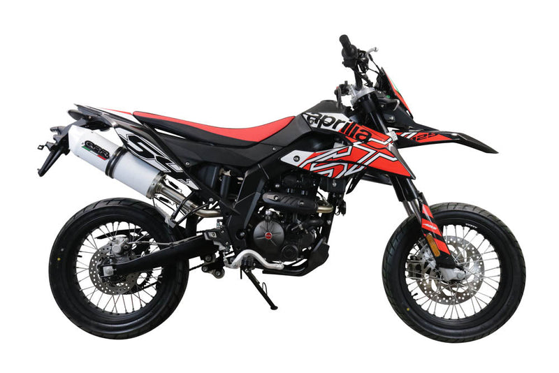 GPR Exhaust for Aprilia Rx 125 2021-2023, Albus Evo4, Slip-on Exhaust Including Link Pipe and Removable DB Killer