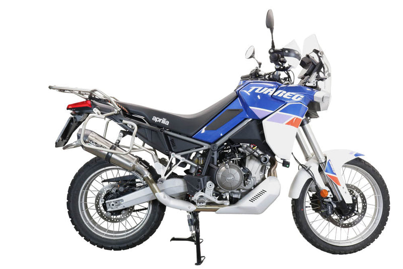 GPR Exhaust for Aprilia Tuareg 660 2021-2023, GP Evo4 Titanium, Slip-on Exhaust Including Removable DB Killer and Link Pipe