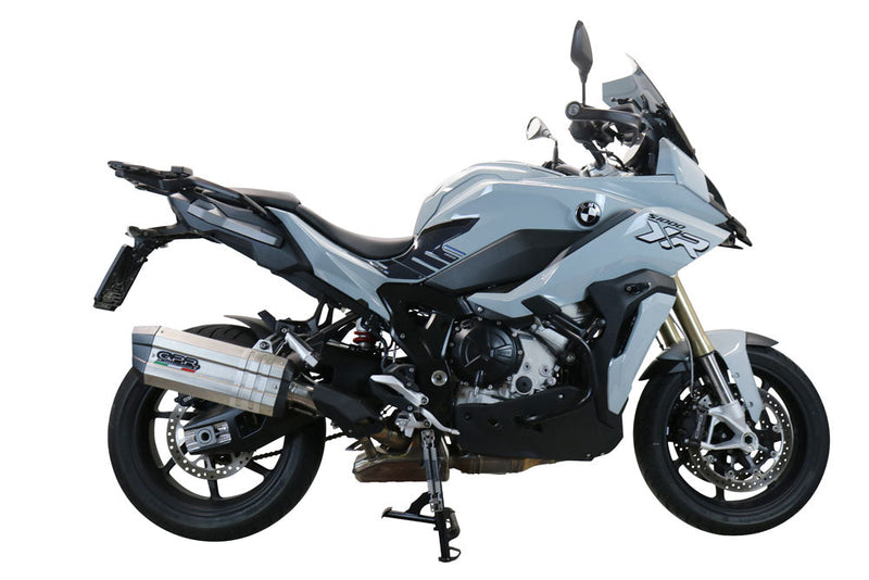 GPR Exhaust for Bmw S1000XR 2020-2023, Sonic Titanium, Slip-on Exhaust Including Removable DB Killer and Link Pipe