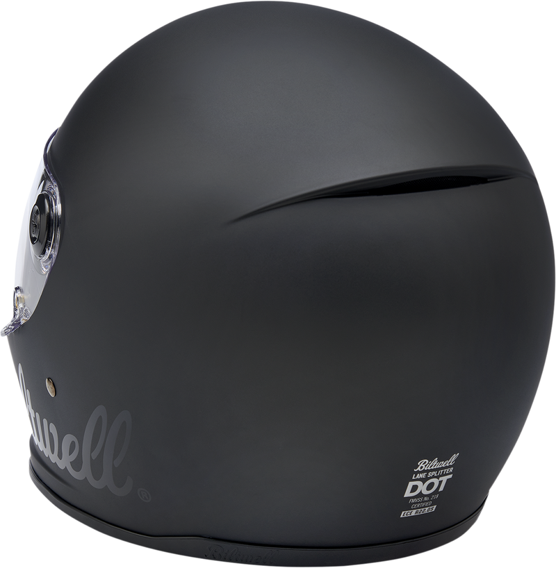 BILTWELL Lane Splitter Helmet - Flat Black Factory - XL 1004-638-105