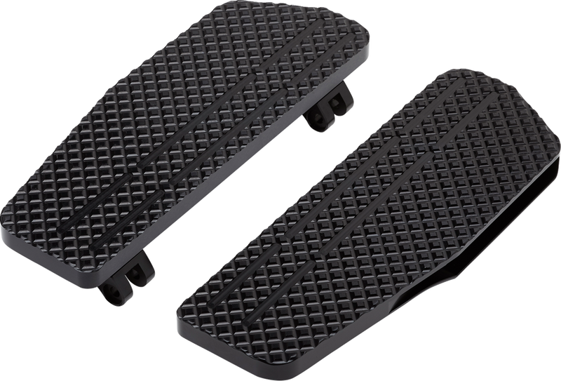 LA CHOPPERS Billet County Floorboards - Black - FL LA-P101-00B