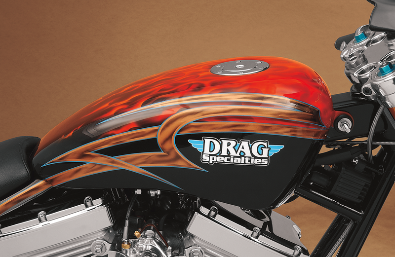 DRAG SPECIALTIES Aero-Style Gas Cap Gas Tank - 3.3 Gallons 011743-BX39