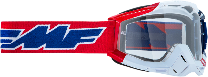 FMF PowerBomb Goggles - US of A - Clear F-50036-00006 2601-2976