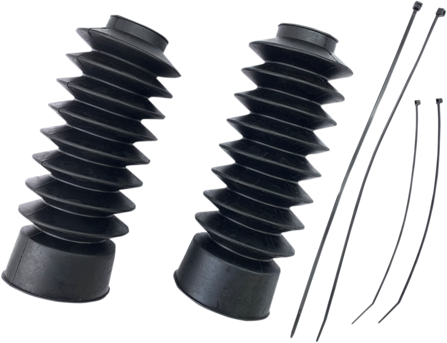 DRAG SPECIALTIES Rubber Fork Boots - 41 mm - 9" L C23-0220