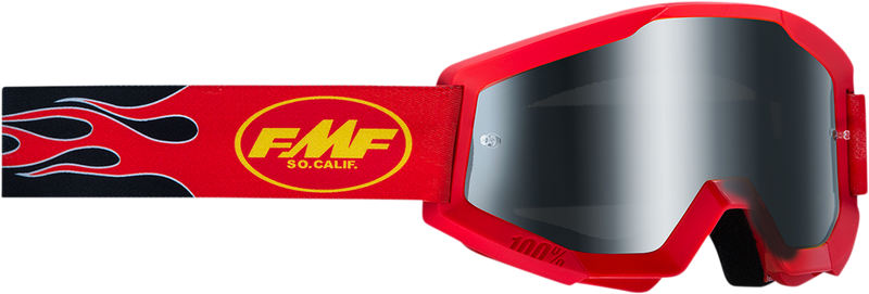 FMF PowerCore Sand Goggles - Flame - Red - Smoke F-50053-00003 2601-3015