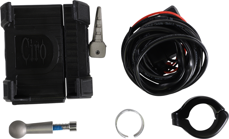 CIRO Premium Holder W/Charger - Black Mount 50213