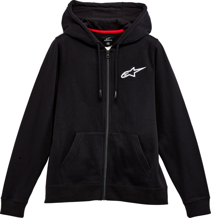 ALPINESTARS Women's Ageless Zip Hoodie - Black/White - XL 1232518001020XL