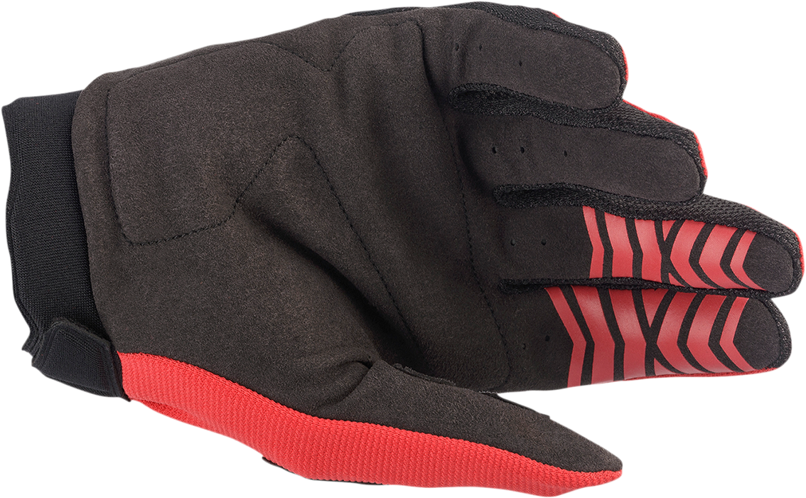 ALPINESTARS Youth Full Bore Gloves - Bright Red/Black - Small 3543622-3031-S