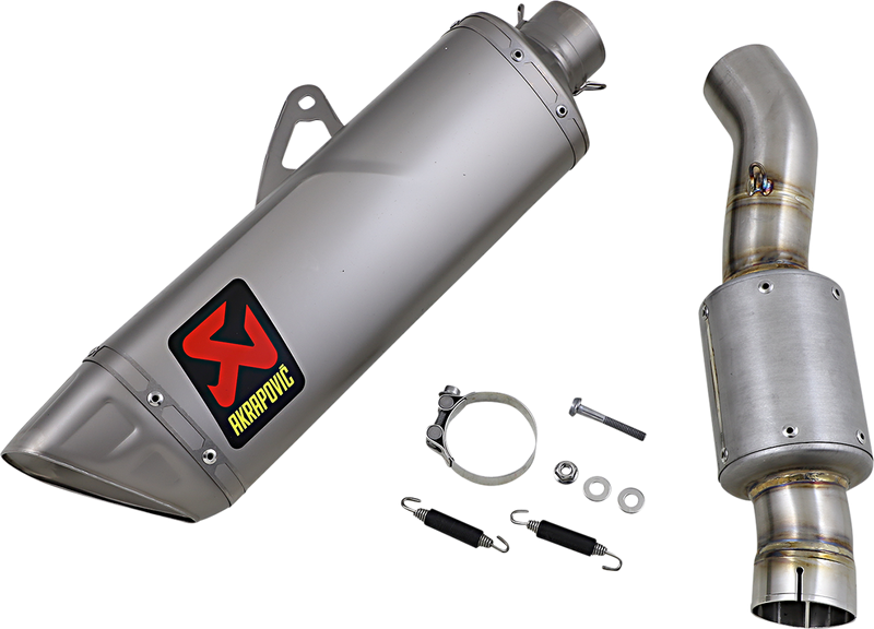 AKRAPOVIC Track Day Muffler - Titanium S-H10SO25-APLT 1811-4017