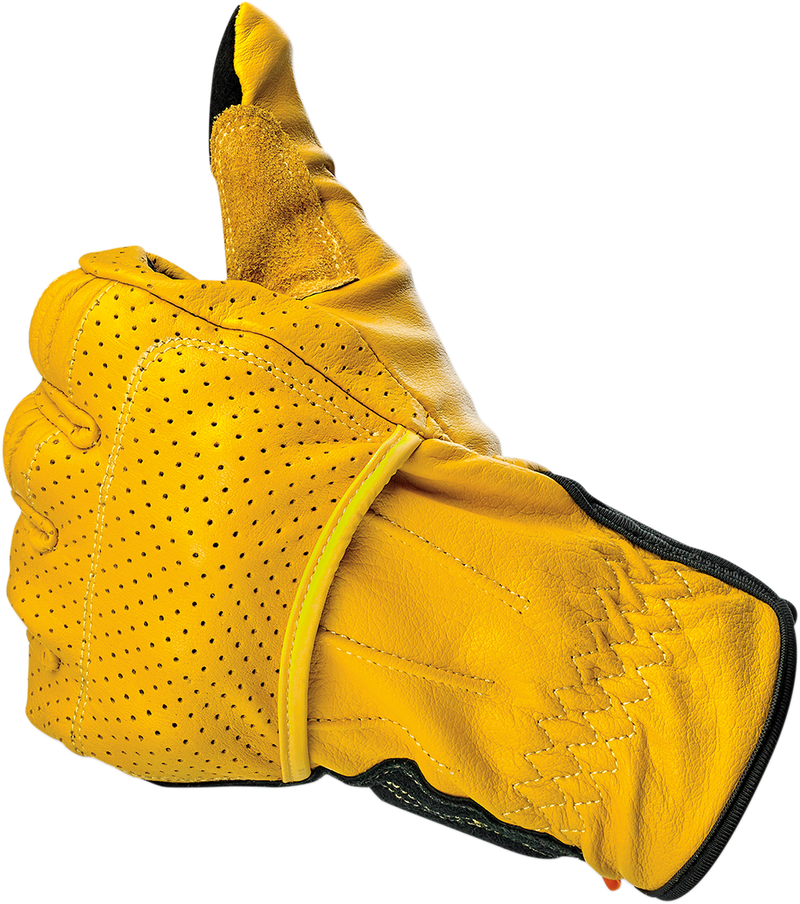 BILTWELL Borrego Gloves - Gold/Black - XL 1506-0701-305