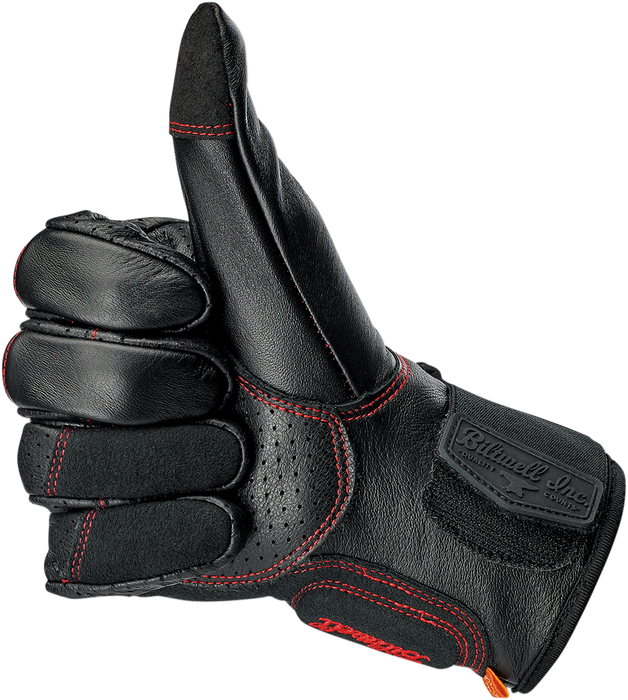 BILTWELL Borrego Gloves - Redline - 2XL 1506-0108-306